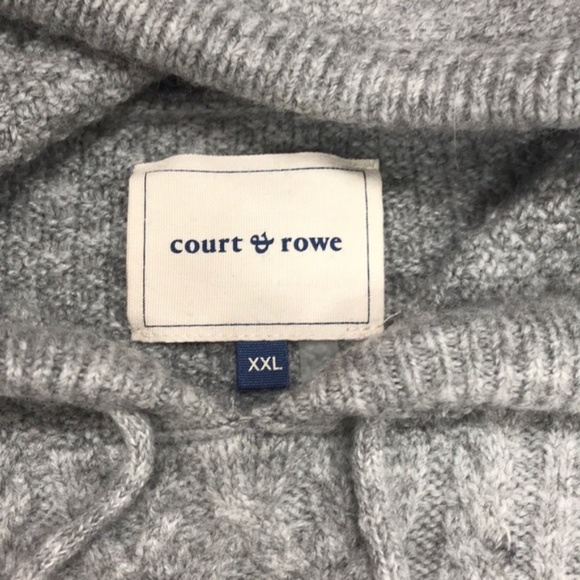 Court & Rowe Hooded Cable Sweater - Picture 7 of 7